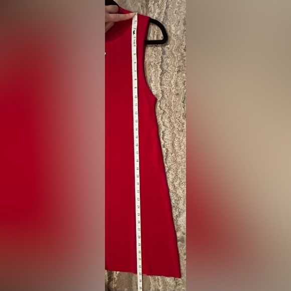 ZARA PLAIN KNIT MINI DRESS - Picture 10 of 11